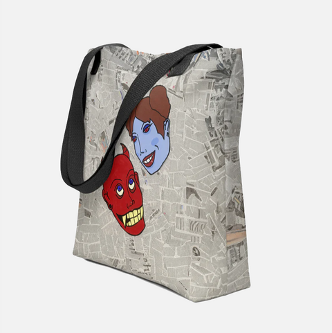 COLLIDED TOTE BAG