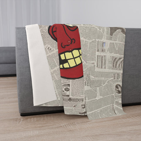 COLLIDED DECORATIVE THROW