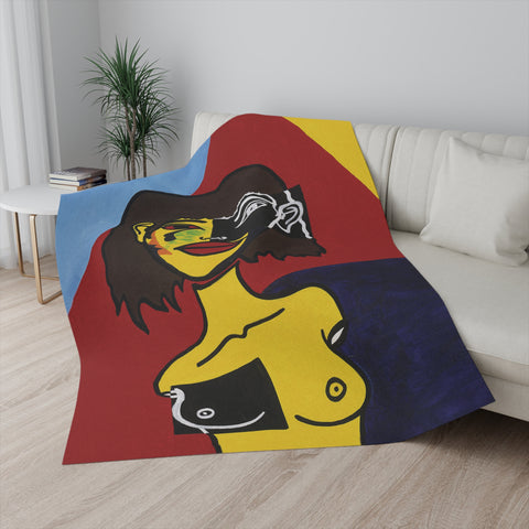 RIGHT THROUGH ME DECORATIVE THROW