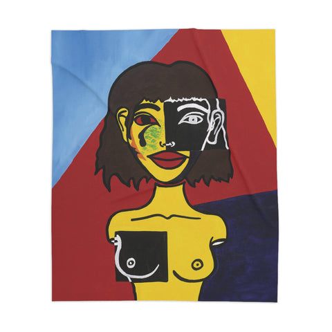 RIGHT THROUGH ME DECORATIVE THROW