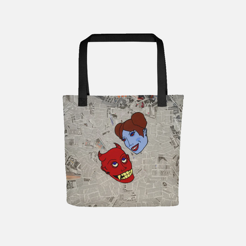 COLLIDED TOTE BAG