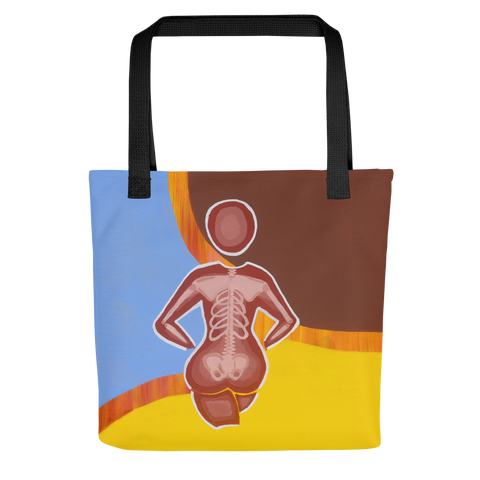 Desert Skeleton Tote Bag