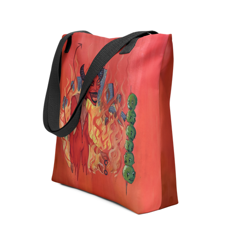 DEVIL'S TAROT TOTE BAG