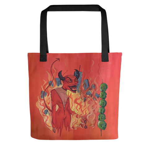DEVIL'S TAROT TOTE BAG