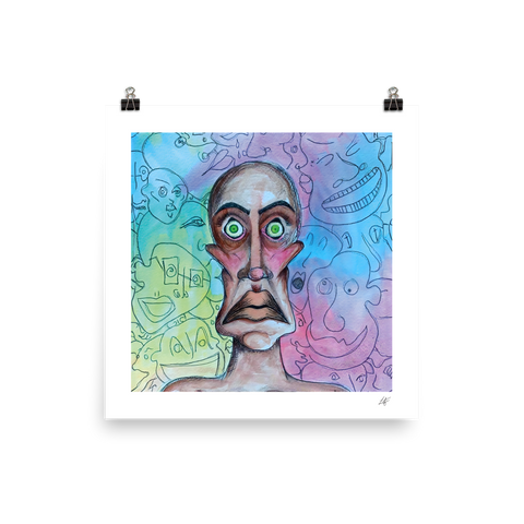 MANIACAL NIGHTMARES MATTE PRINT WITH BORDER