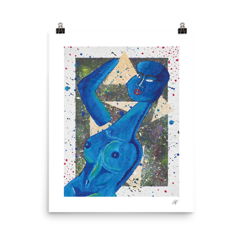 DIAMOND IN THE ROUGH MATTE PRINT WITH BORDER