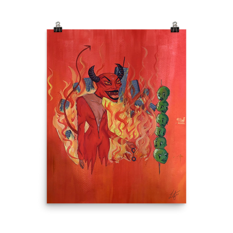 DEVILS TAROT MATTE PRINT