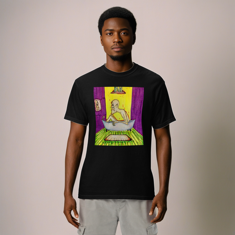 Unisex garment-dyed heavyweight t-shirt