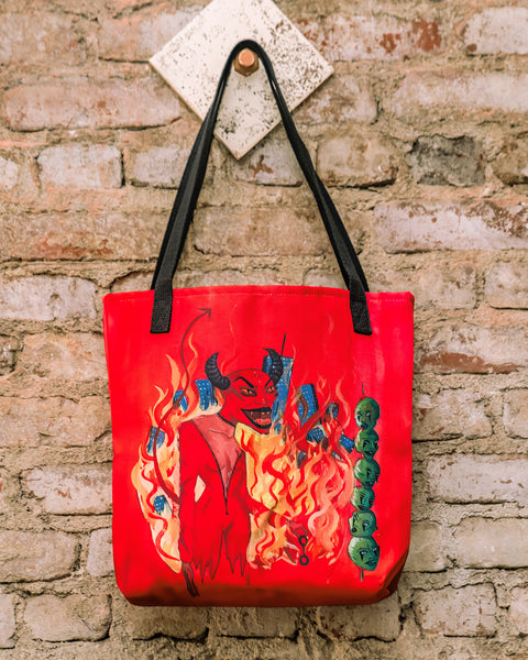 DEVIL'S TAROT TOTE BAG