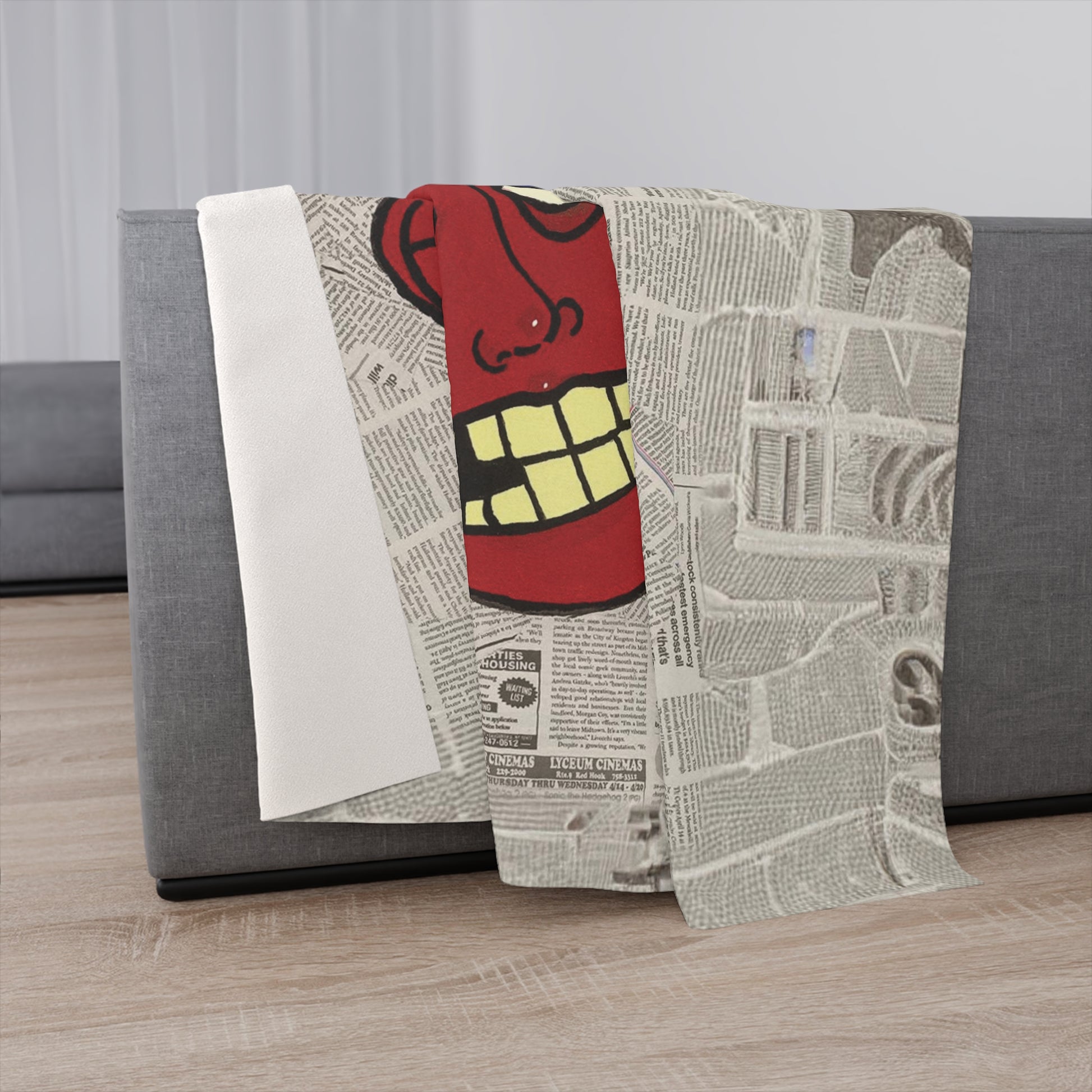 COLLIDED DECORATIVE THROW