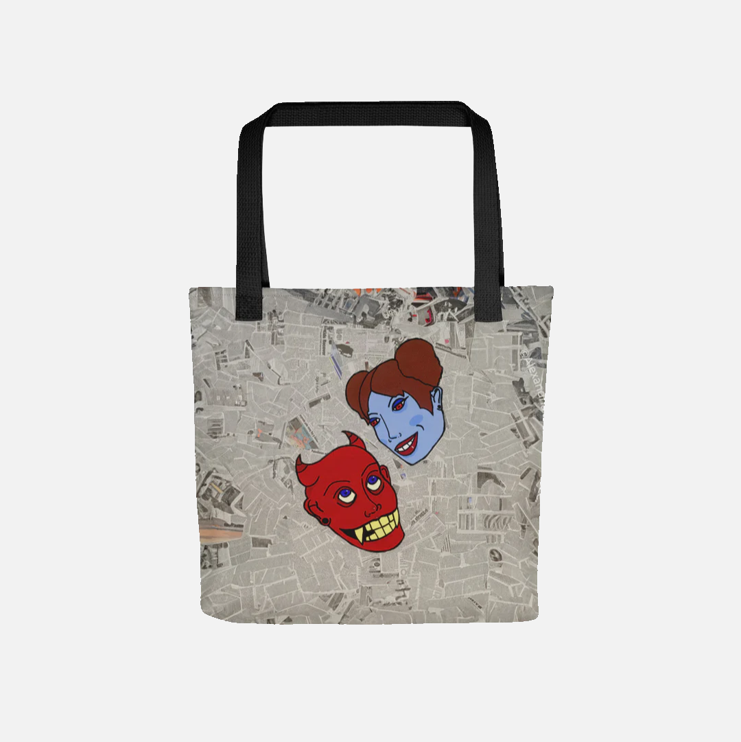 COLLIDED TOTE BAG
