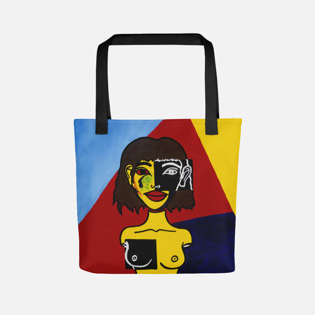 RIGHT THROUGH ME TOTE BAG