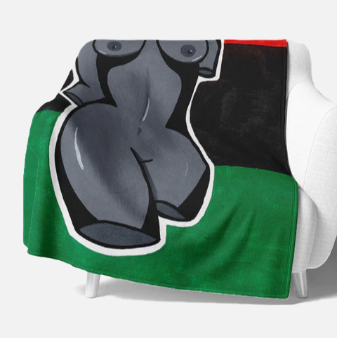 AFRO VENUS DECORATIVE THROW