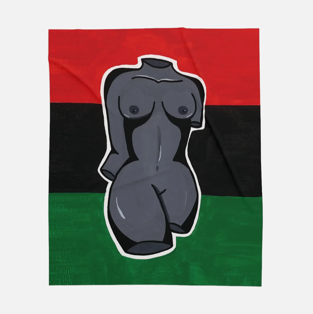 AFRO VENUS DECORATIVE THROW