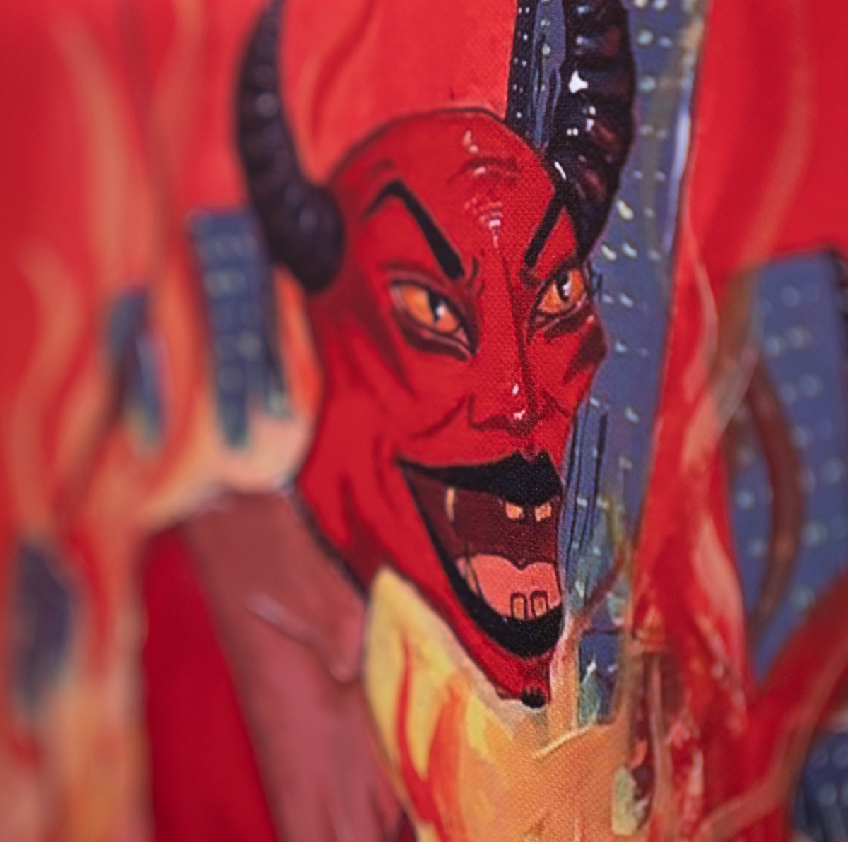 DEVIL'S TAROT MATTE PRINT WITH BORDER