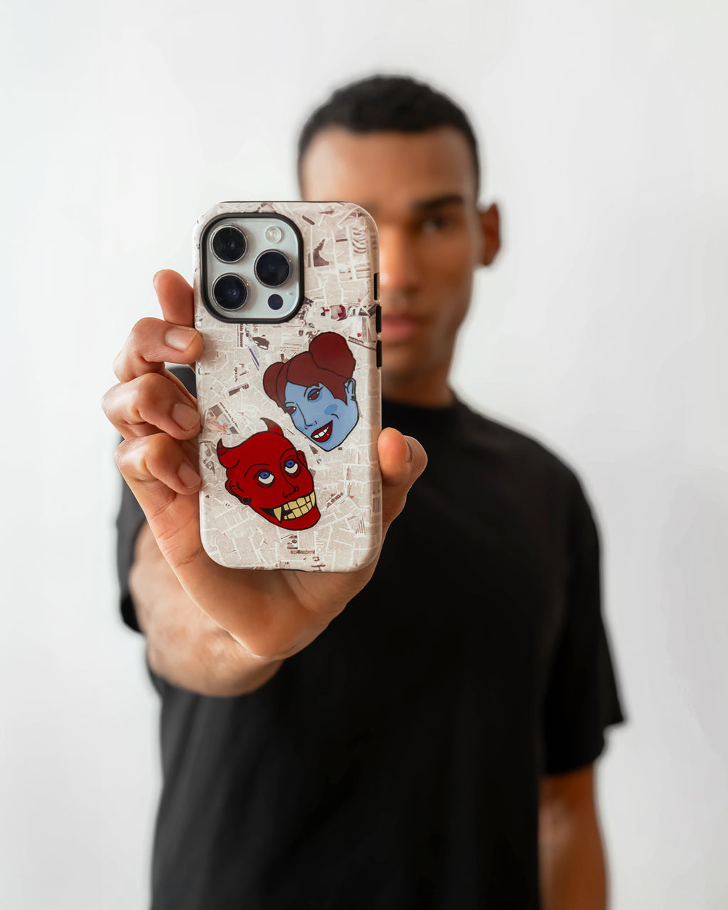 COLLIDED PHONE CASE FOR iPHONE