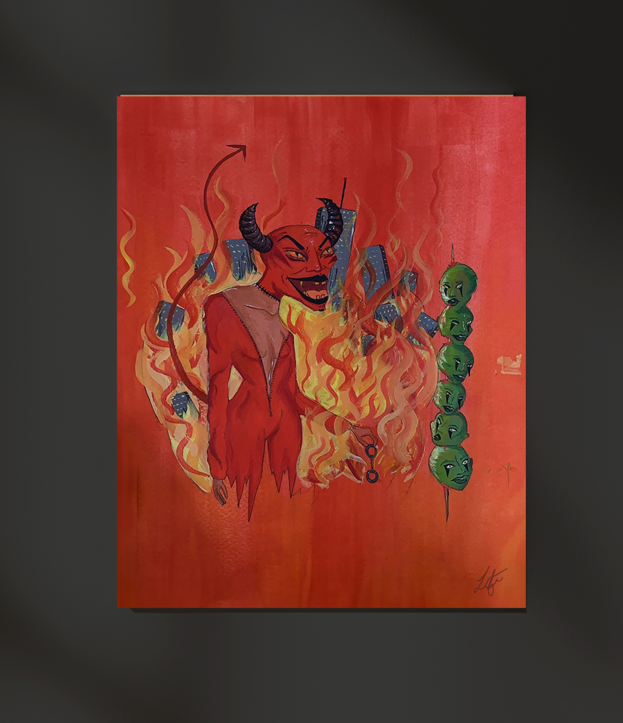 DEVILS TAROT MATTE PRINT