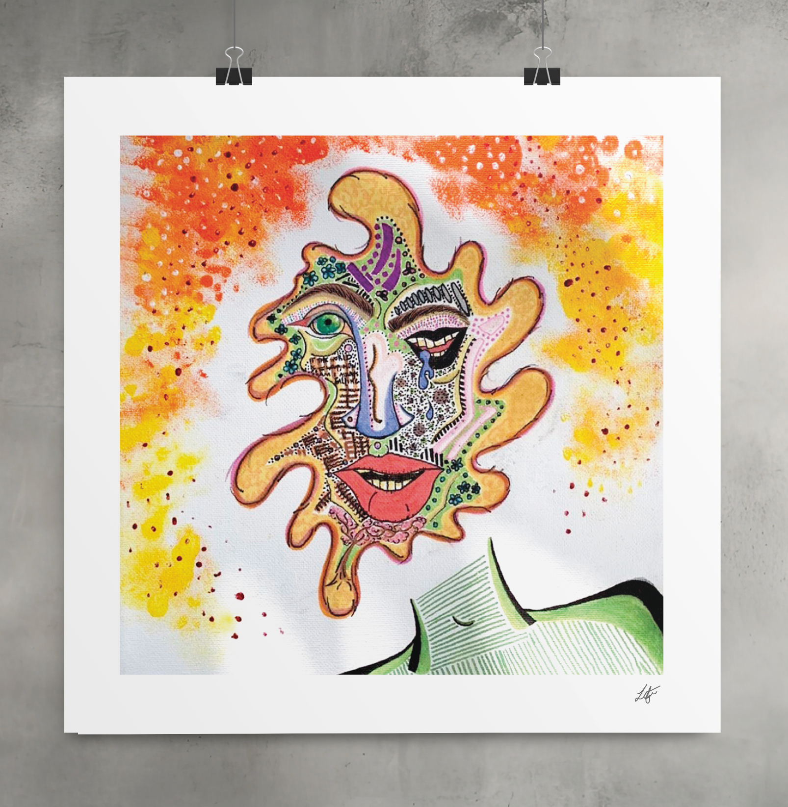 EDEN MATTE PRINT WITH BORDER