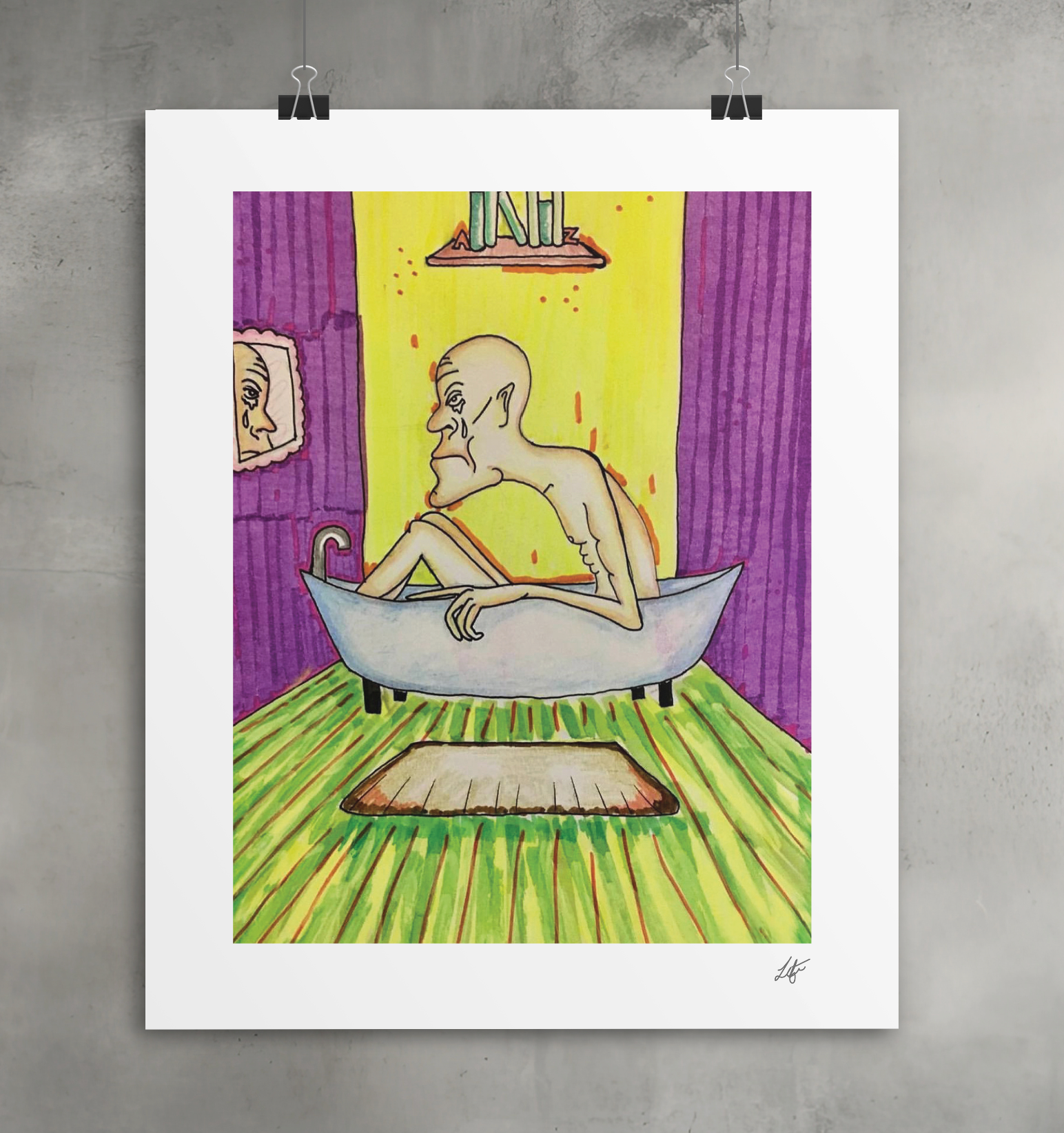 STAN MATTE PRINT WITH BORDER