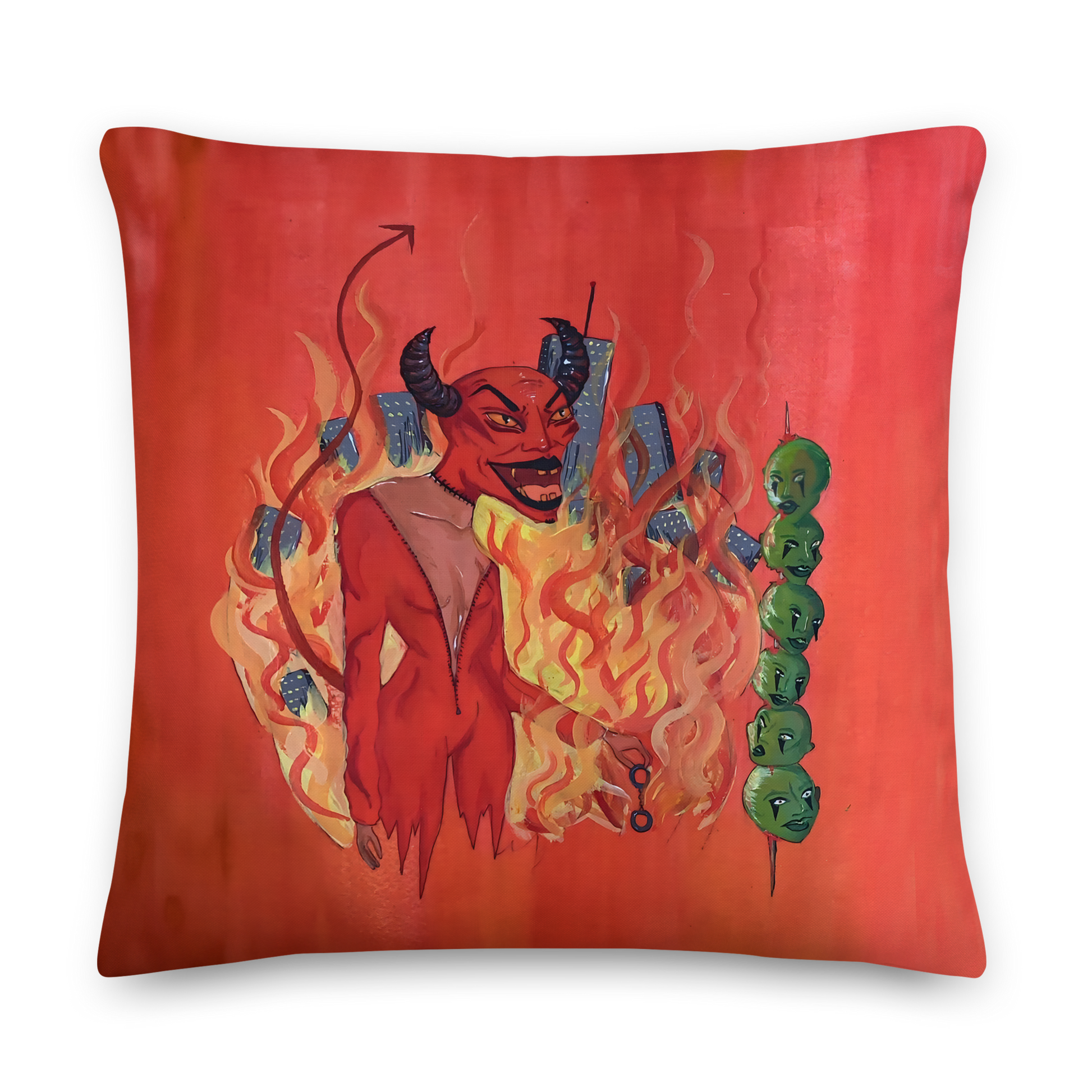 DEVILS TAROT PILLOW