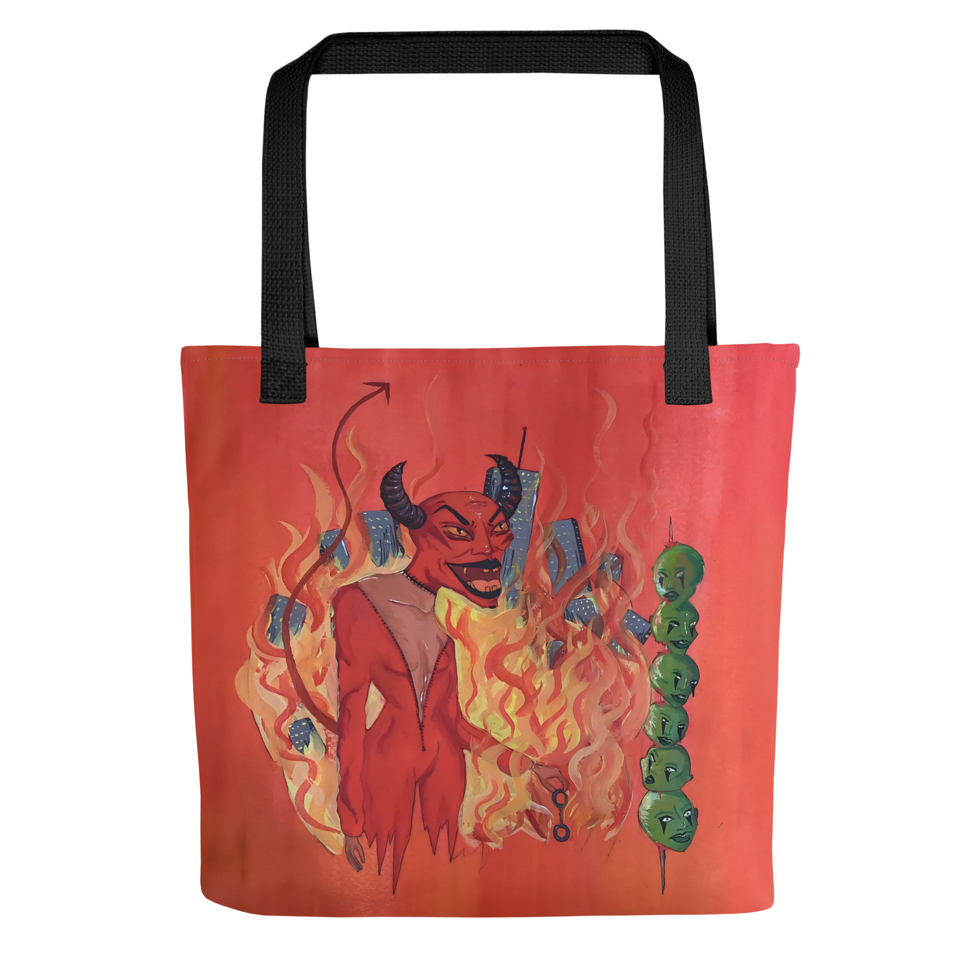 DEVIL'S TAROT TOTE BAG
