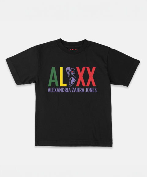 ALXX SIGNATURE TEE TRUE BLACK