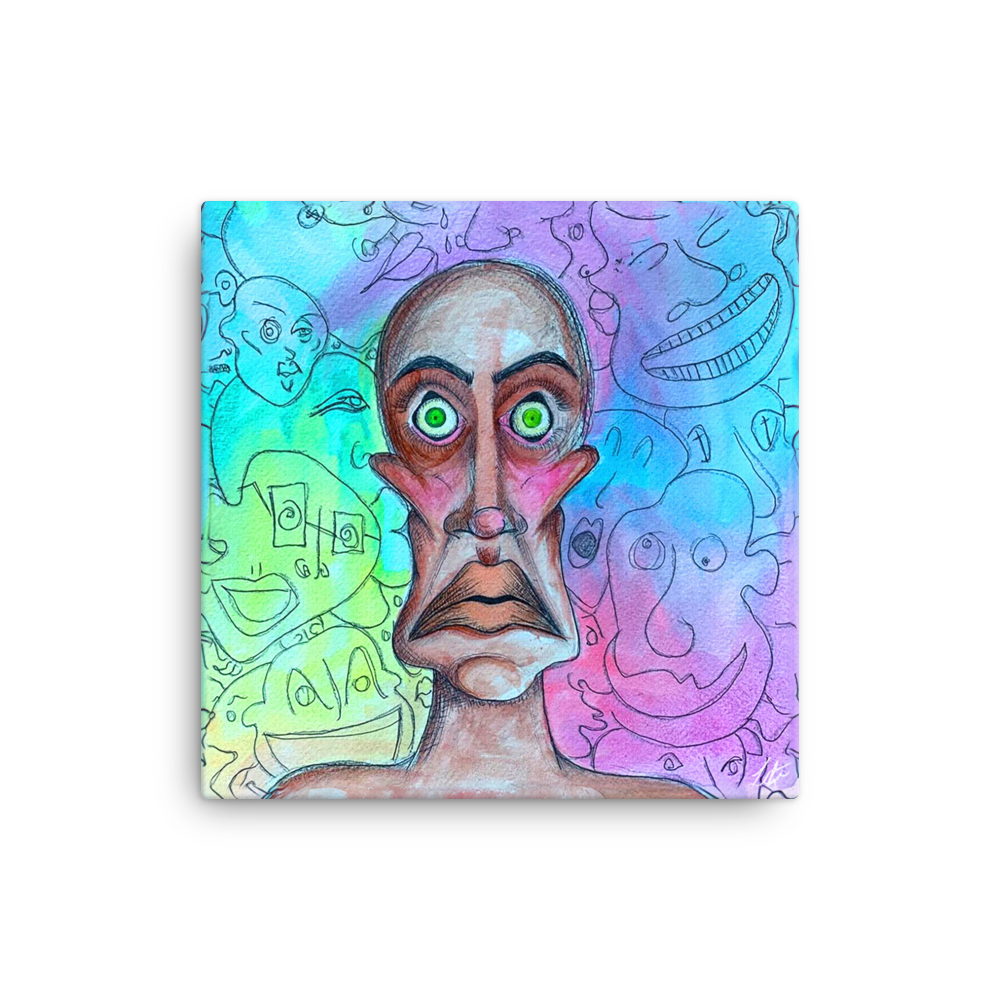 MANIACAL NIGHTMARES HAND-STRETCHED CANVAS PRINT