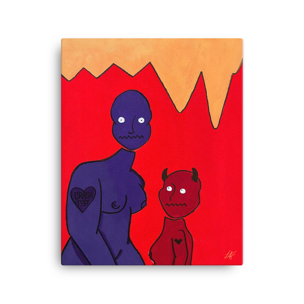 ITS ALWAYS SUNNY HAND-STRETCHED CANVAS PRINT