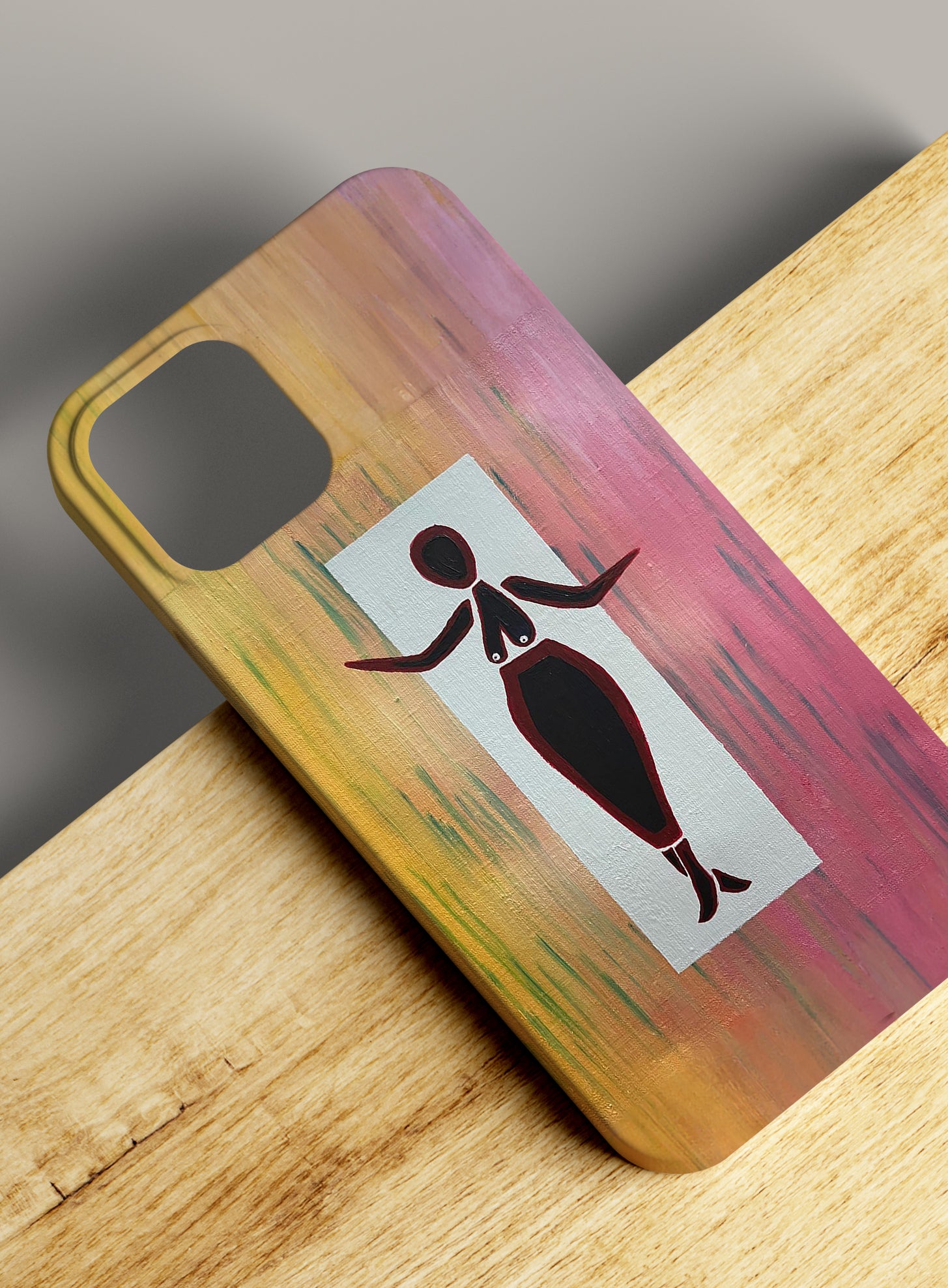 LADY IN THE RAIN iPHONE CASE