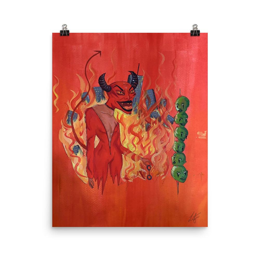 DEVILS TAROT MATTE PRINT