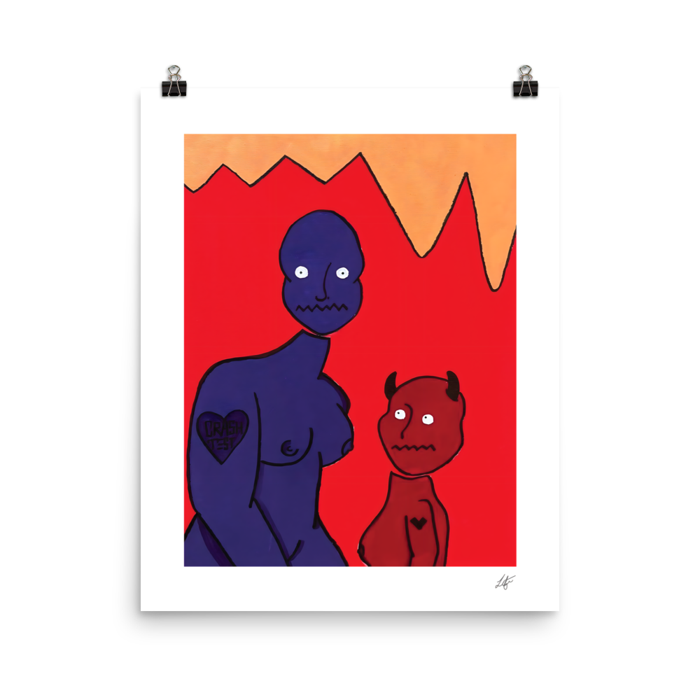 IT'S ALWAYS SUNNY MATTE PRINT WITH BORDER