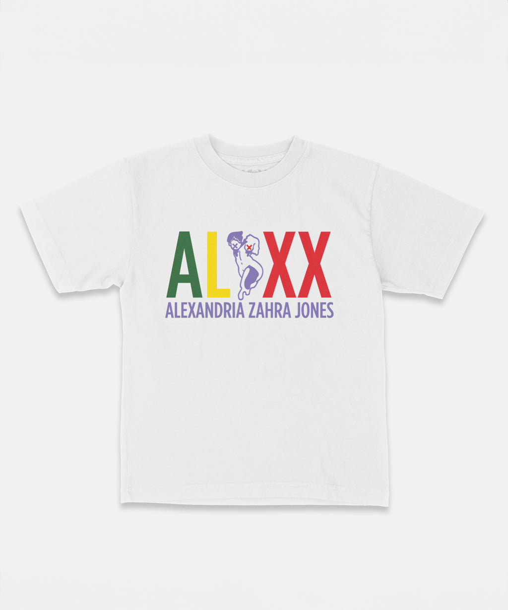 ALXX SIGNATURE TEE WHITE