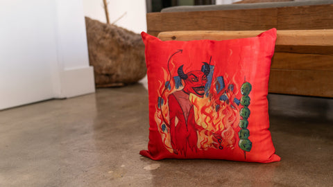 DEVILS TAROT PILLOW
